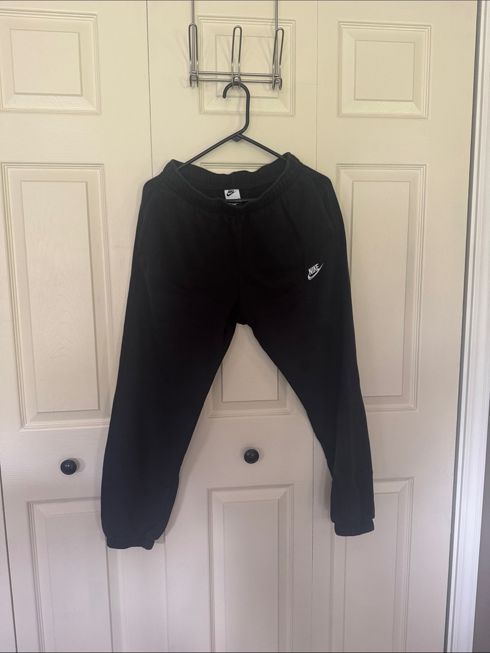 nike black sweatpants size small